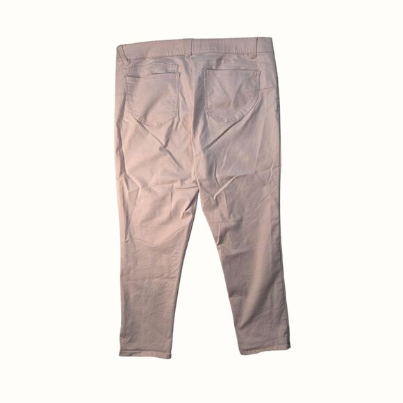 Democracy Light Pink Absolution Mid Rise Stretch Ankle Jeans Women's Mid Size 16 - Picture 3 of 7